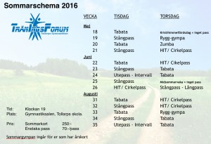 Sommarschema2016